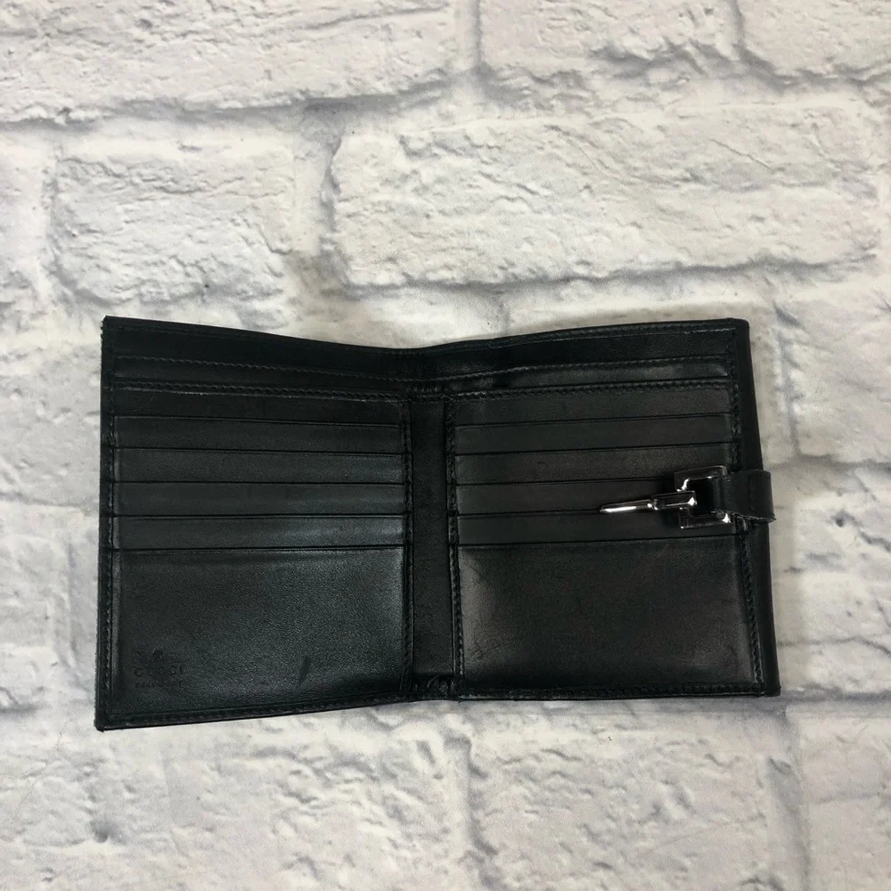 Gucci Authentic Vintage canvas & leather wallet Jackie O Monogram logo clutch - Picture 10 of 16
